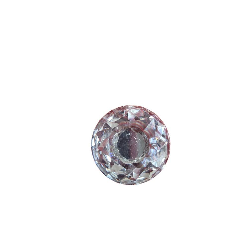 Cabinet Knobs Drawer Pulls Diamond Shape Crystal Glass 5 Pieces #4